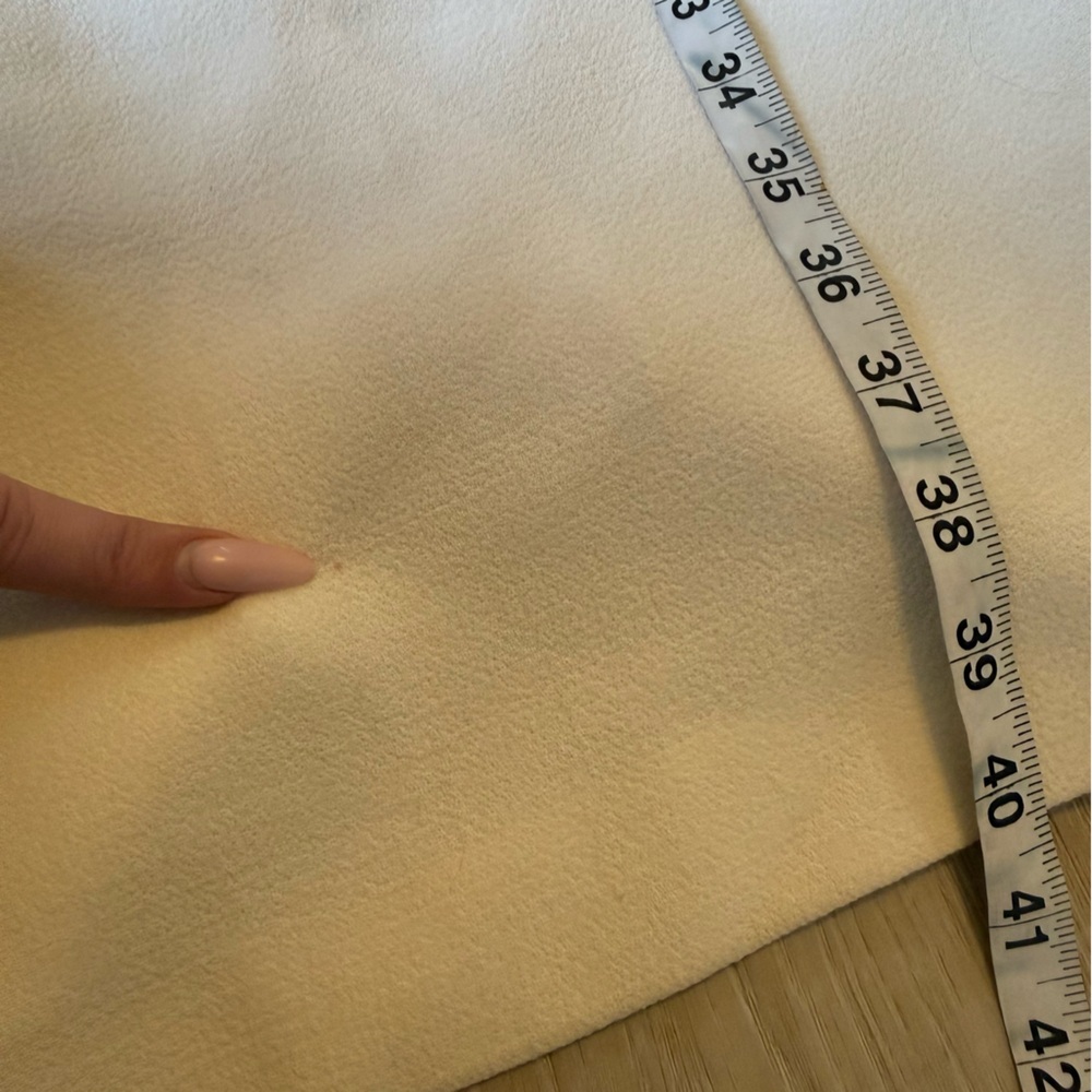 Roland Mouret wool one shoulder midi dress cream white size 6 - Picture 8 of 9